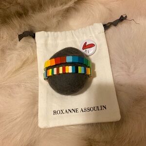 NWOT ROXANNE ASSOULIN Rainbow Brite Bracelets